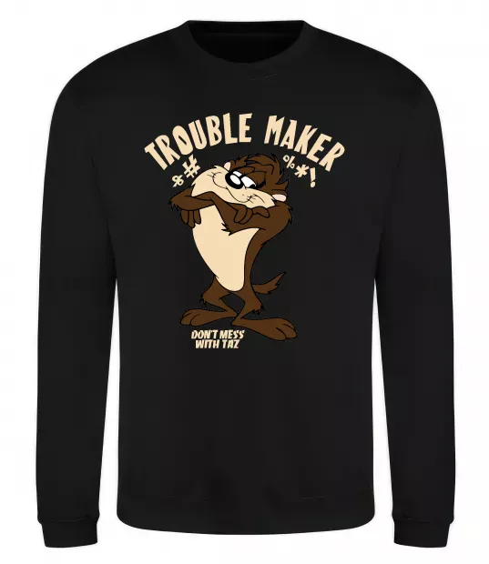 Світшот Trouble maker Taz Чорний фото