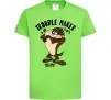 Детская футболка Trouble maker Taz Лаймовый фото