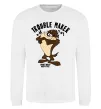 Свитшот Trouble maker Taz Белый фото