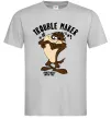 Мужская футболка Trouble maker Taz Серый фото