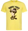 Мужская футболка Trouble maker Taz Лимонный фото