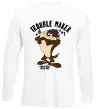 Лонгслів Trouble maker Taz Білий фото