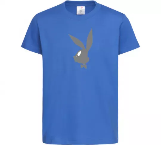 Дитяча футболка Play bunny Яскраво-синій фото