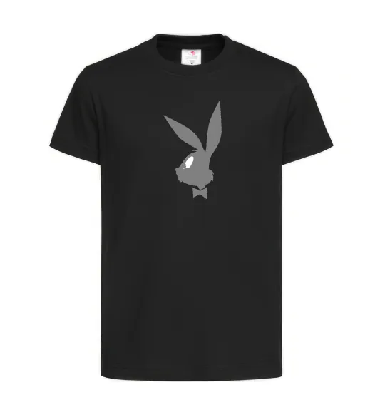 Дитяча футболка Play bunny Чорний фото