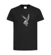 Дитяча футболка Play bunny Чорний фото