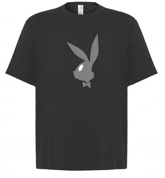 Футболка Оверсайз Play bunny Черный фото