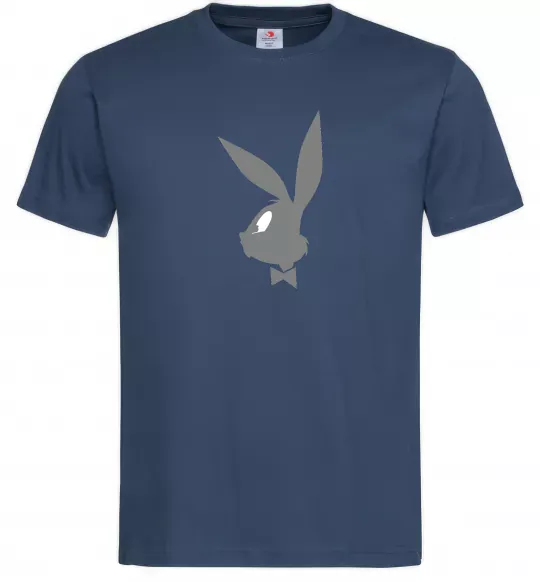 Мужская футболка Play bunny Темно-синий фото