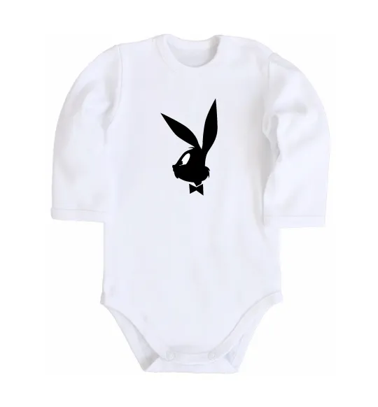 Дитячий бодік Play bunny Білий фото