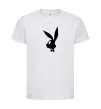 Дитяча футболка Play bunny Білий фото