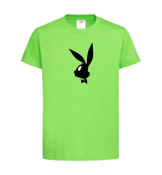 Дитяча футболка Play bunny Лаймовий фото