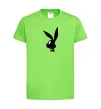 Дитяча футболка Play bunny Лаймовий фото