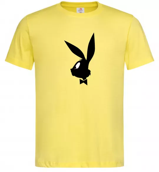 Мужская футболка Play bunny Лимонный фото