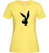 Женская футболка Play bunny Лимонный фото
