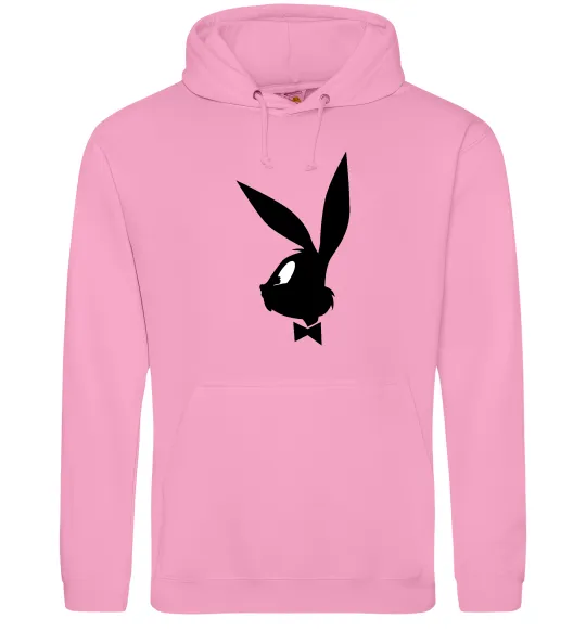 Женская толстовка (худи) Play bunny Розовый фото