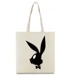 Еко-сумка Play bunny Бежевий фото