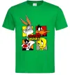 Мужская футболка Looney Tunes персонажі Зеленый фото