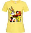 Жіноча футболка Looney Tunes персонажі Лимонний фото