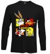 Лонгслив Looney Tunes персонажі Черный фото