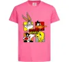 Детская футболка Looney Tunes персонажі Ярко-розовый фото