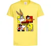 Детская футболка Looney Tunes персонажі Лимонный фото