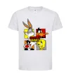 Дитяча футболка Looney Tunes персонажі Білий фото