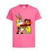 Дитяча футболка Looney Tunes персонажі Яскраво-рожевий фото