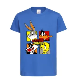 Детская футболка Looney Tunes персонажі Ярко-синий фото