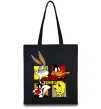 Эко-сумка Looney Tunes персонажі Черный фото