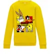 Дитячий світшот Looney Tunes персонажі Сонячно жовтий фото