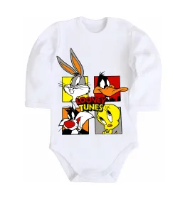 Детский боди Looney Tunes персонажі Белый фото