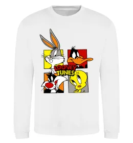Свитшот Looney Tunes персонажі Белый фото