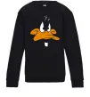 Детский Свитшот Looney Tunes duck Черный фото