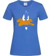 Жіноча футболка Looney Tunes duck Яскраво-синій фото