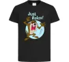 Детская футболка Just relax Taz Черный фото