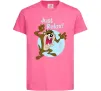 Детская футболка Just relax Taz Ярко-розовый фото