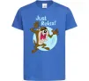 Детская футболка Just relax Taz Ярко-синий фото