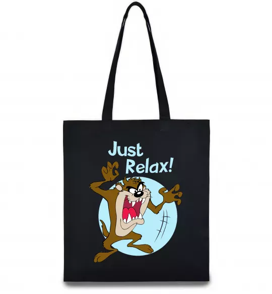 Еко-сумка Just relax Taz Чорний фото
