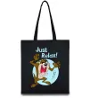 Еко-сумка Just relax Taz Чорний фото