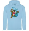 Чоловіча толстовка (худі) Just relax Taz Блакитний фото