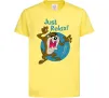 Детская футболка Just relax Taz Лимонный фото