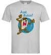 Мужская футболка Just relax Taz Серый фото