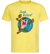 Мужская футболка Just relax Taz Лимонный фото