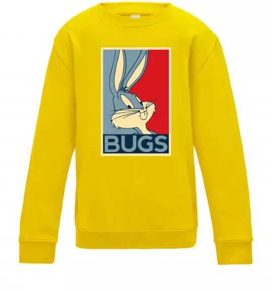 Детский Свитшот Bugs Солнечно желтый фото