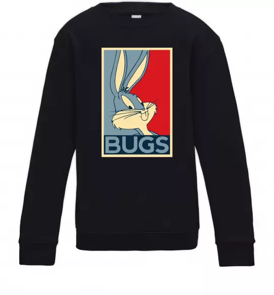 Детский Свитшот Bugs Черный фото