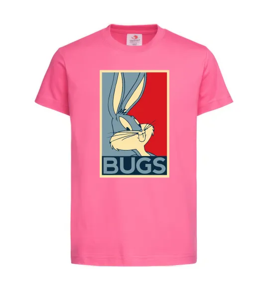 Детская футболка Bugs Ярко-розовый фото