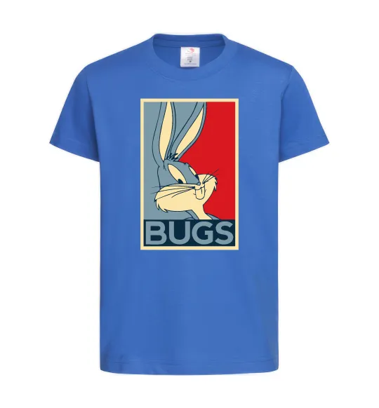 Детская футболка Bugs Ярко-синий фото
