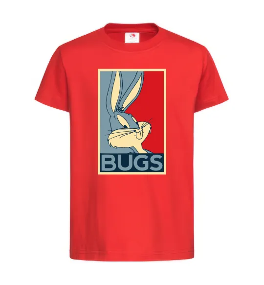 Детская футболка Bugs Красный фото