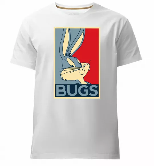 Мужская премиум футболка Bugs Белый фото