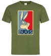 Мужская футболка Bugs Оливковый фото