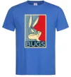 Мужская футболка Bugs Ярко-синий фото